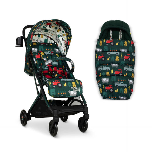 Cosatto Woosh 4 Stroller - Old Macdonald + Ultimate Footmuff