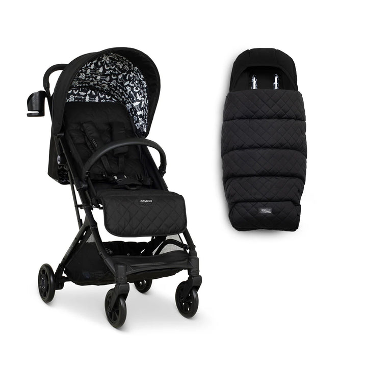 Cosatto Woosh 4 Stroller - Silhouette + Ultimate Footmuff