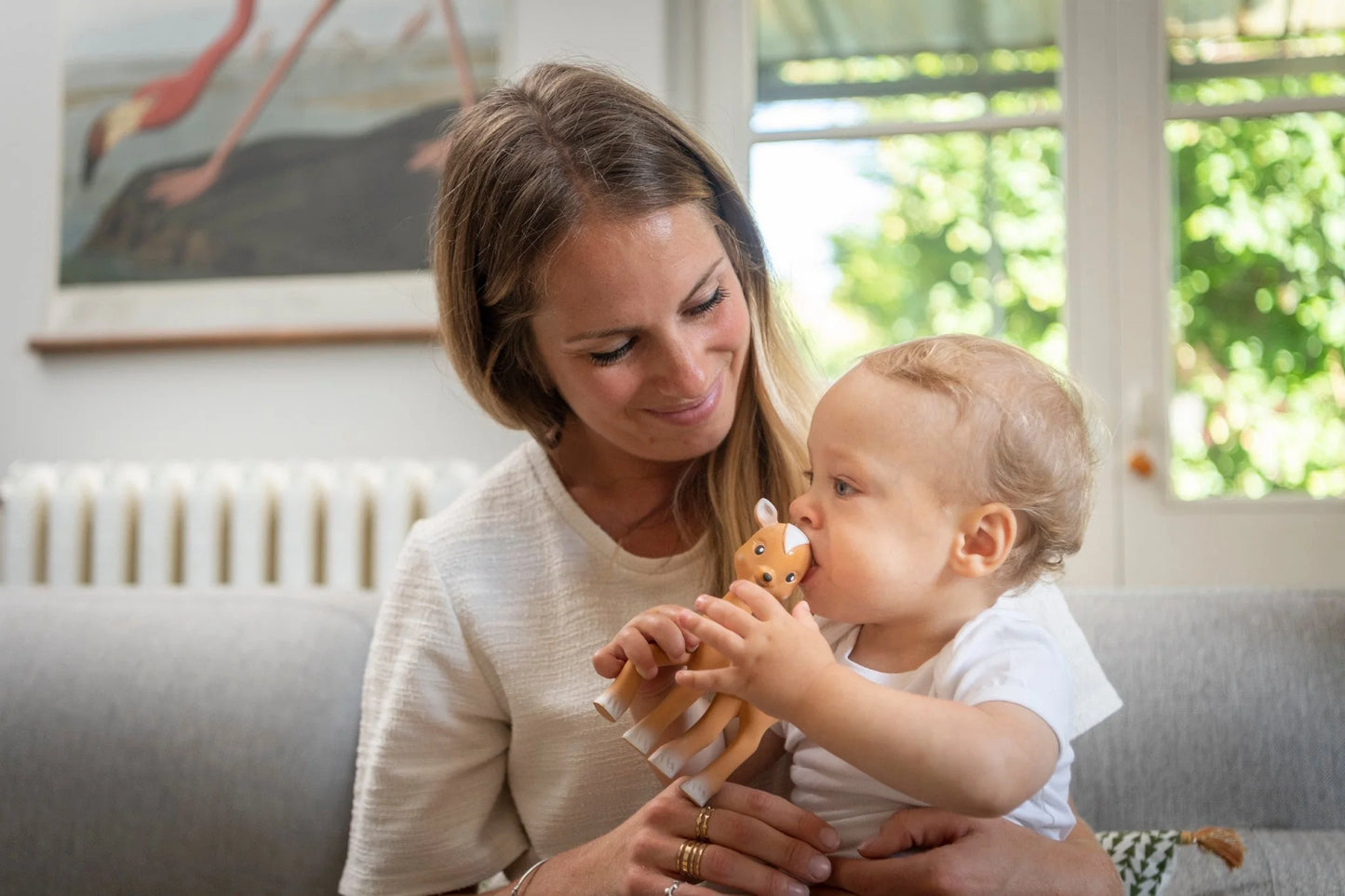 Sophie la girafe Fanfan the Fawn Natural Rubber Teether Toy