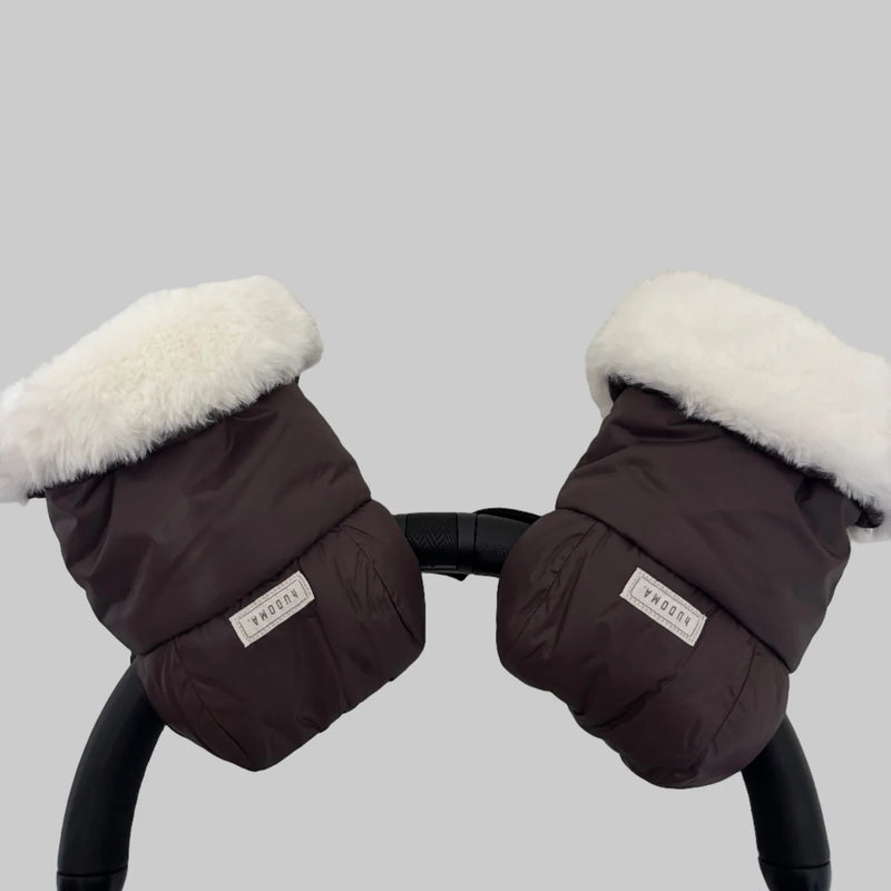 Hudoma Luxury Pram Gloves - Broadway Brown