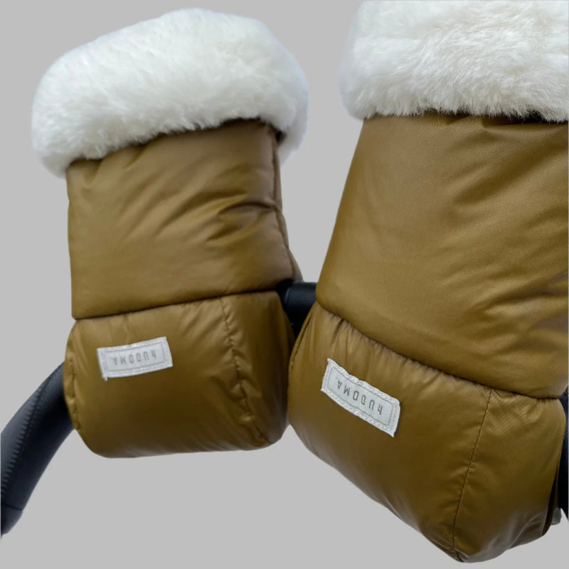 Hudoma Luxury Pram Gloves - Greenwich Green