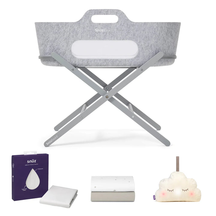 SnuzBaskit Complete Bundle - Light Grey/Dove