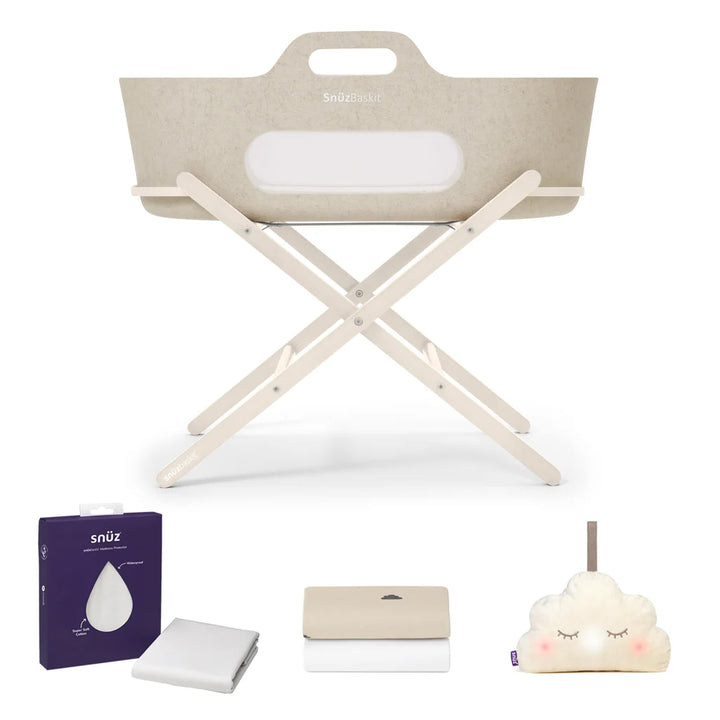 SnuzBaskit Complete Bundle - Barley/Cashmere