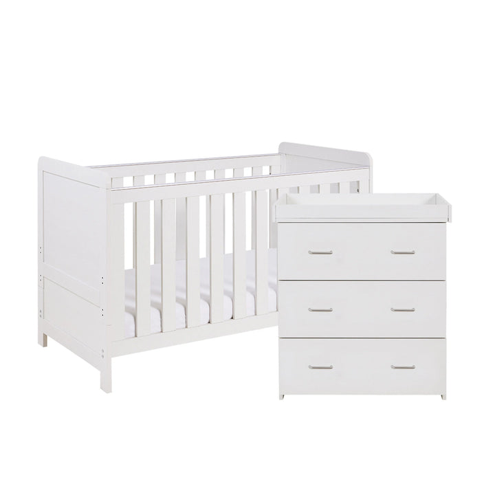 Babymore Caro 2 Piece Room Set – Whitewash