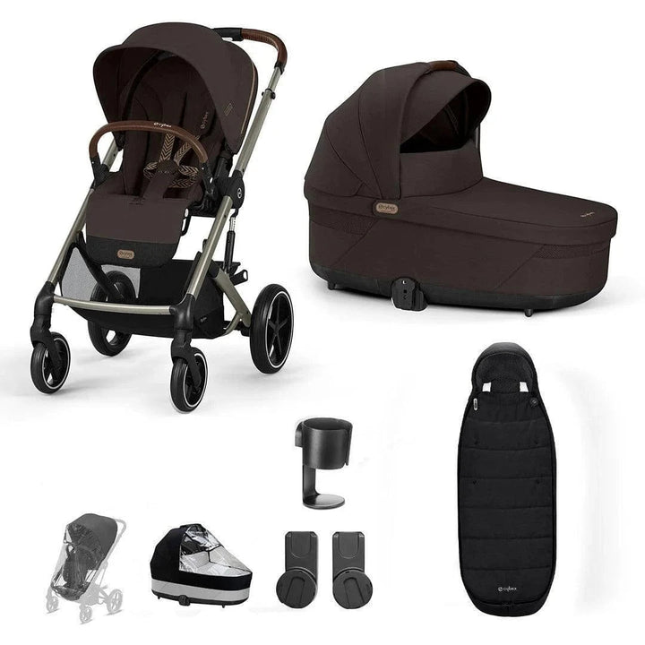Cybex Balios S Lux Essential Bundle - Taupe/Chocolate