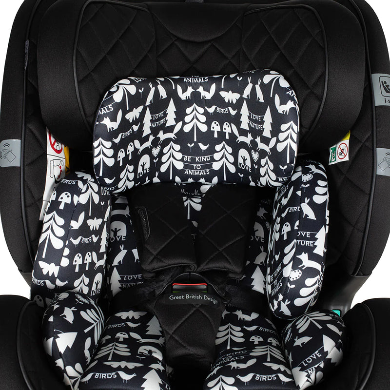 Cosatto All in All Ultra 360 Rotate i-Size Car Seat & On The Go Bundle - Silhouette