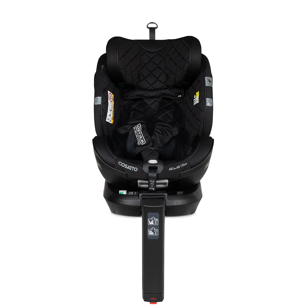 Cosatto All in All Ultra 360 Rotate i-Size Car Seat & On The Go Bundle - Silhouette