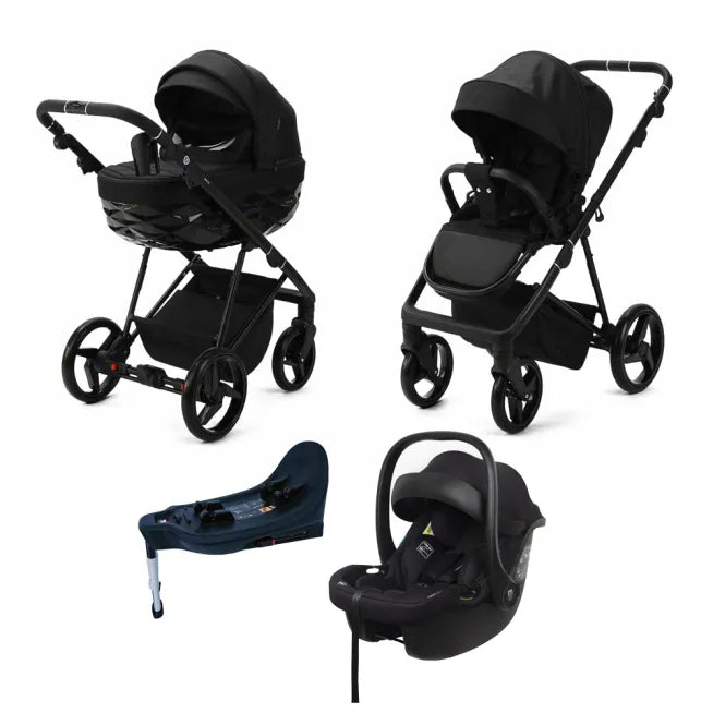 Mee-go Milano Quantum 4 in 1 Inc Isofix Travel System - Carbon Black