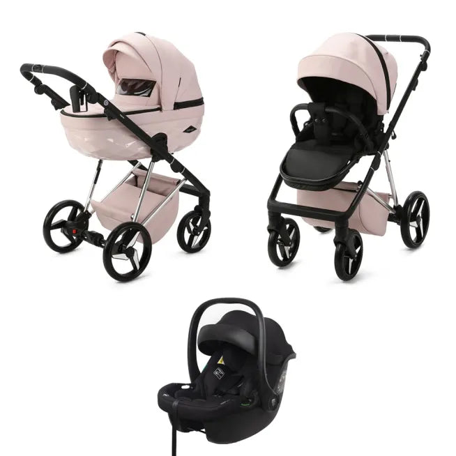 Mee-go Milano Quantum 3 in 1 Travel System - Pretty in Pink