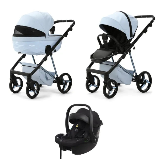 Mee-go Milano Quantum 3 in 1 Travel System - Powder Blue