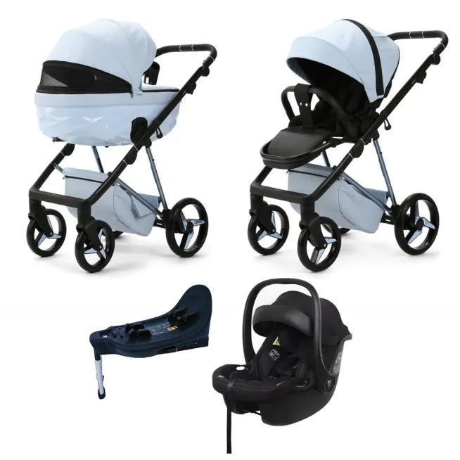 Mee-go Milano Quantum 4 in 1 Inc Isofix Travel System - Powder Blue