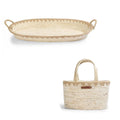 Avery Row Maize Changing Basket & Nappy Caddy Duo - Natural