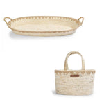 Avery Row Maize Changing Basket & Nappy Caddy Duo - Natural