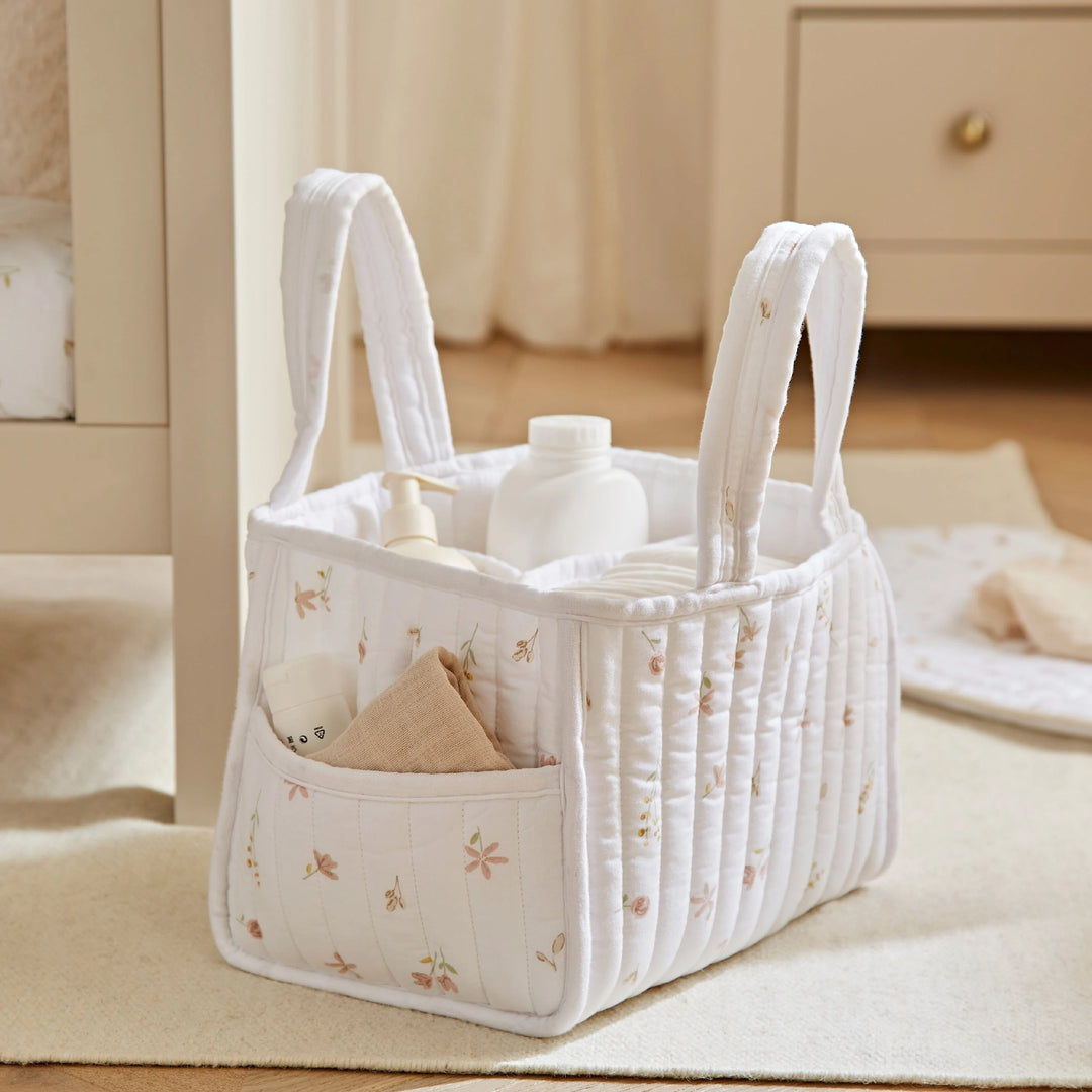 CuddleCo Nappy Caddy - Cashmere Meadow