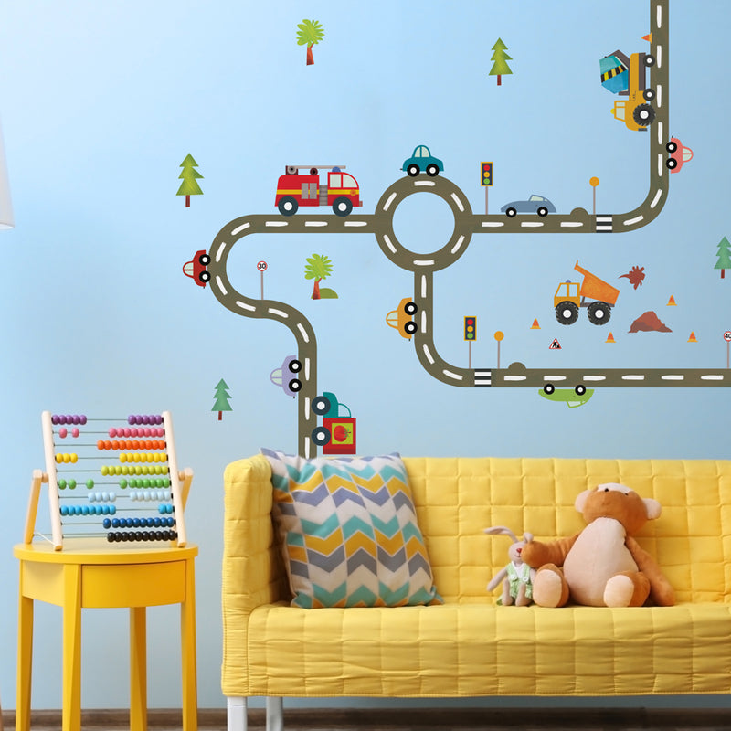 Stickerscape Road Network Wall Sticker Pack