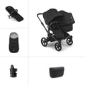 Bugaboo Donkey 6 Double Essential Stroller Bundle - Heritage Black