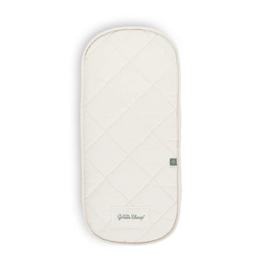 The Little Green Sheep Natural Moses Basket Mattress to fit Mamas & Papas Small Moses 30x66.5cm