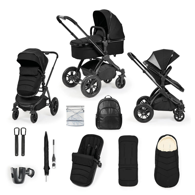Ickle Bubba Stomp Luxe Elements Edition 12 Piece Travel System - Raven