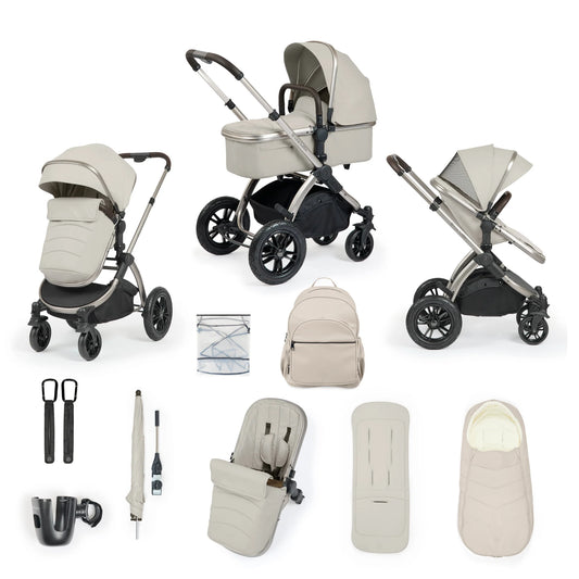 Ickle Bubba Stomp Luxe Elements Edition 12 Piece Travel System - Moonbeam