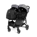 Ickle Bubba Venus Prime Twin Double Stroller Including Carrycot - Space Grey
