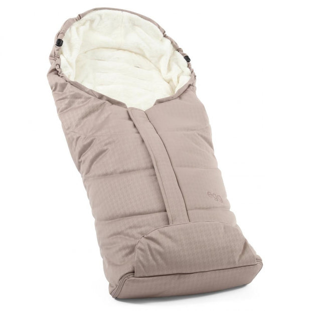 egg 3 Deluxe Footmuff - Houndstooth Almond
