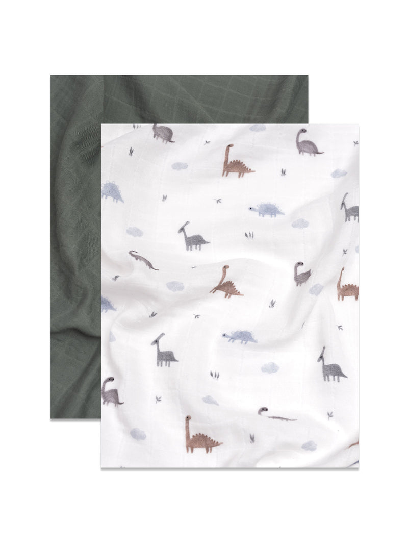 Funnababy Fitted Sheet Set (2pcs) - Dinosaurus - 70x140cm