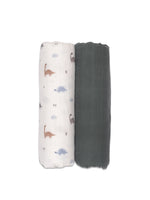 Funnababy Fitted Sheet Set (2pcs) - Dinosaurus - 70x140cm