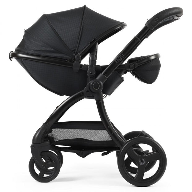 egg 3 Stroller + Luxury Seat Liner & Backpack - Houndstooth Black