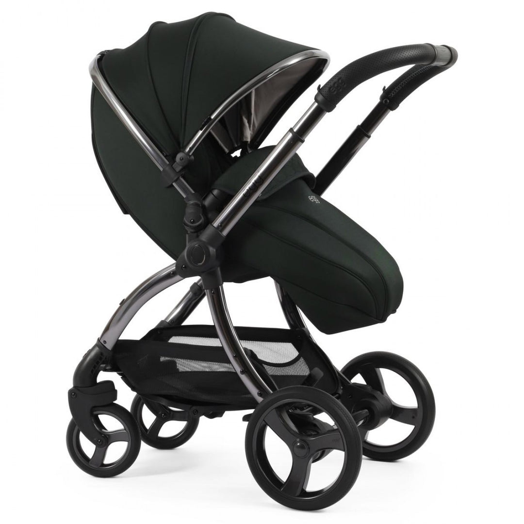 egg 3 Stroller + Luxury Seat Liner - Black Olive