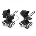 Bugaboo Fox Cub Complete Pushchair + Carrycot - Midnight Black