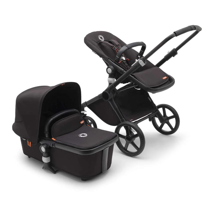Bugaboo Fox Cub Complete Pushchair + Carrycot - Midnight Black