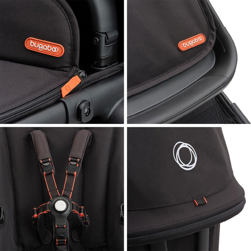 Bugaboo Fox Cub Complete Pushchair + Carrycot - Midnight Black