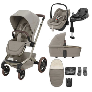 Maxi-Cosi Fame 8 Piece Pebble Slide Pro Premium Travel System Bundle – Sapphire Sand