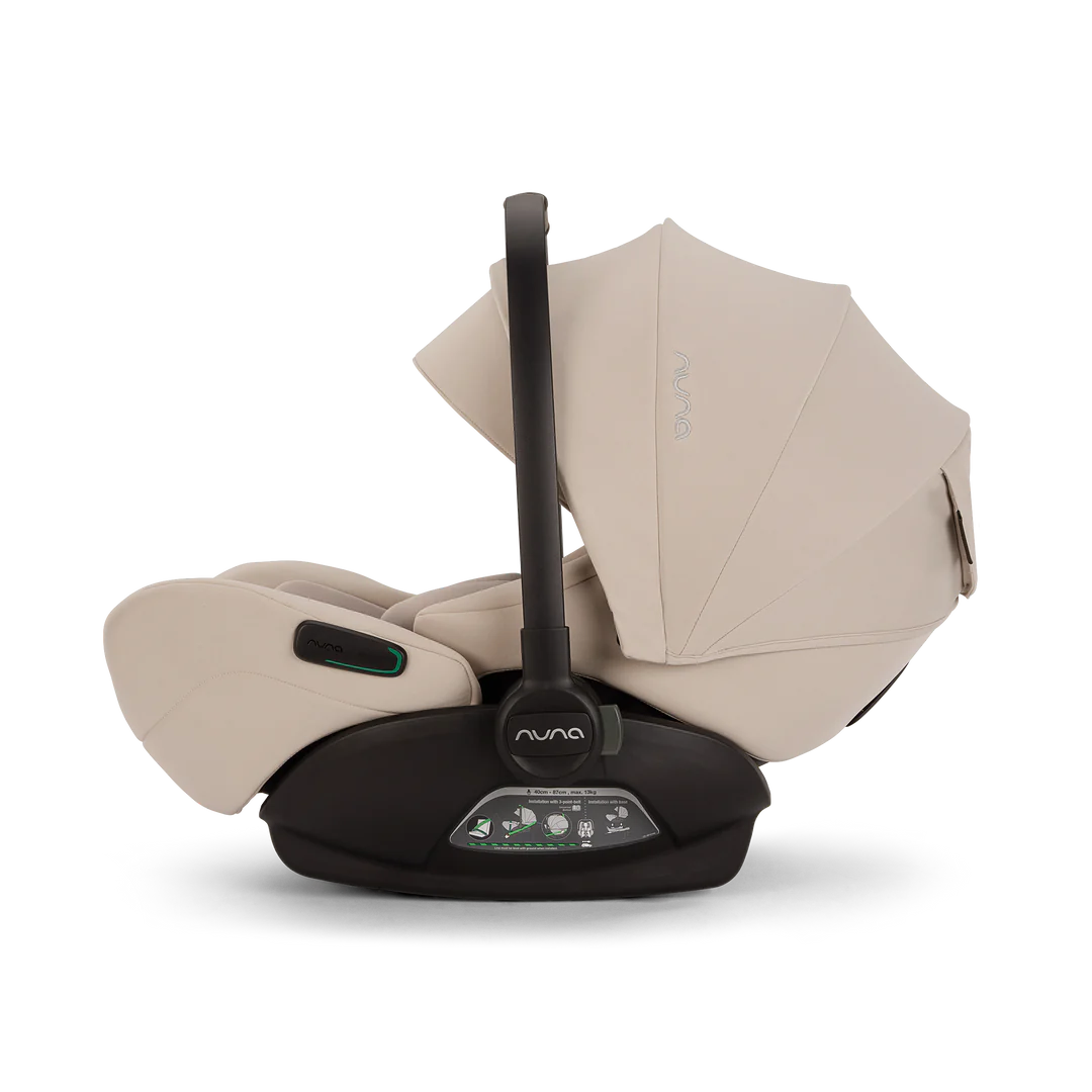 Nuna TRIV Next, LYTL Carrycot, ARRA Flex + Base Curve Travel System - Biscotti