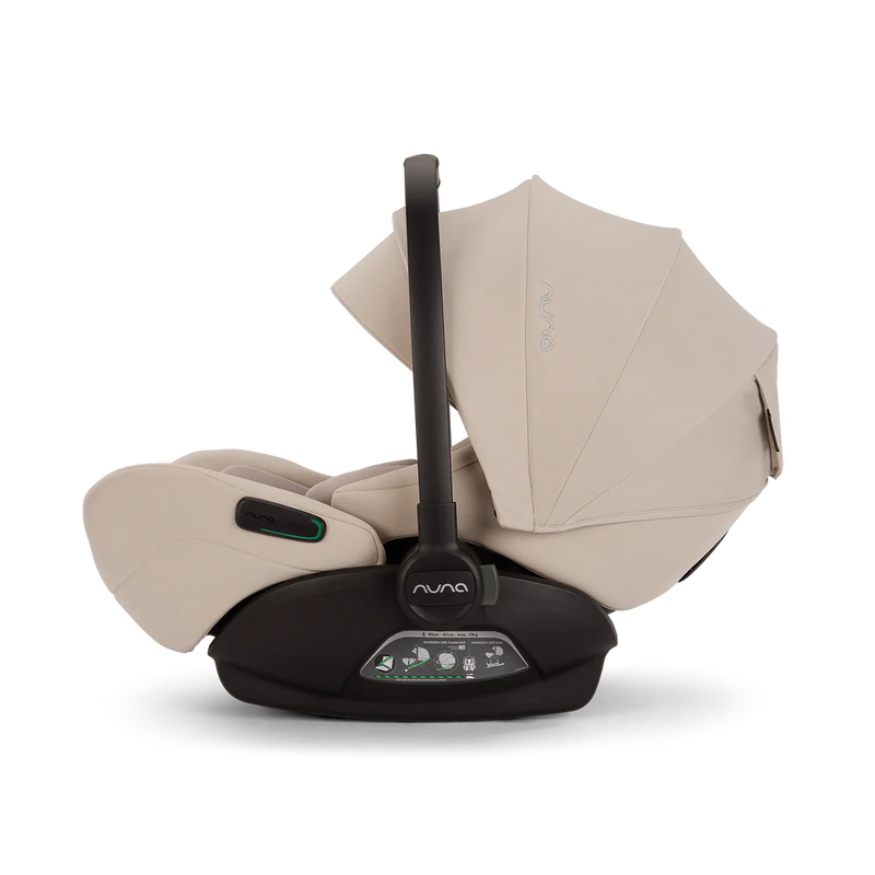 Nuna TRIV Next, LYTL Carrycot, ARRA Flex + Base Curve Travel System - Biscotti