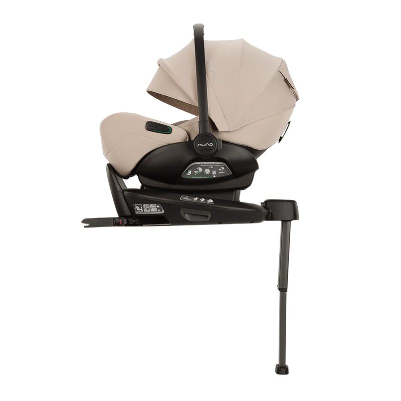 Nuna TRIV Next, LYTL Carrycot, ARRA Flex + Base Curve Travel System - Biscotti