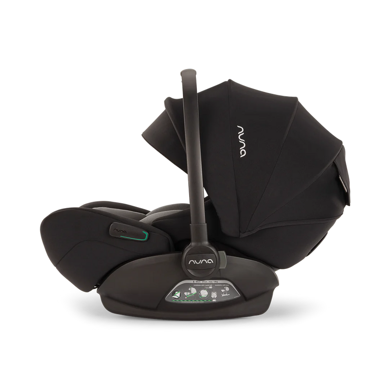 Nuna TRIV Next, LYTL Carrycot, ARRA Flex + Base Curve Travel System - Caviar