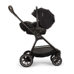 Nuna TRIV Next, LYTL Carrycot, ARRA Flex + Base Curve Travel System - Caviar
