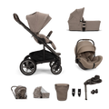 Nuna MIXX next, Arra Flex + Base Curv Travel System bundle - Cedar