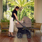 Nuna MIXX next, Arra Flex + Base Curv Travel System bundle - Cedar