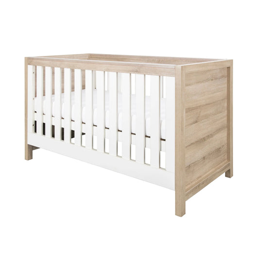 Tutti Bambini Modena Cot Bed - Oak/White