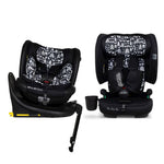 Cosatto All in All Ultra 360 Rotate i-Size Car Seat & On The Go Bundle - Silhouette