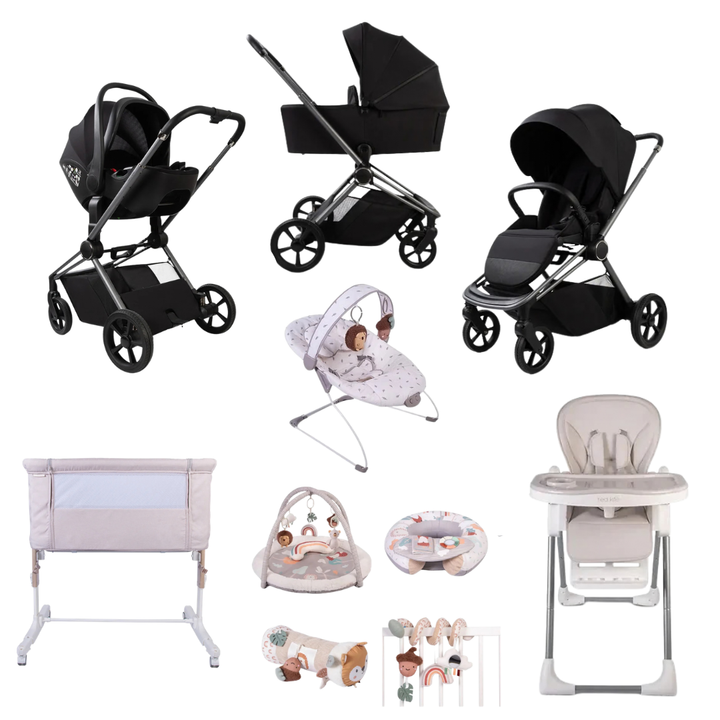 Redkite Push Me Cruise Travel System & Home Bundle - Liquorice