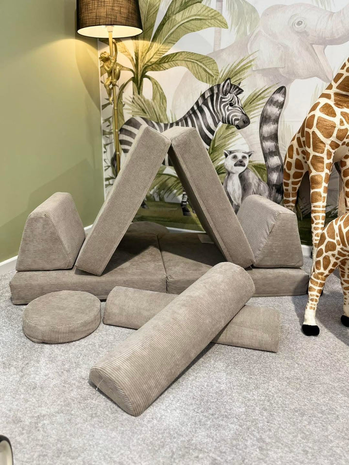 EX DISPLAY Tutti Bambini Playrama Montessori Kids Play Sofa - Mushroom