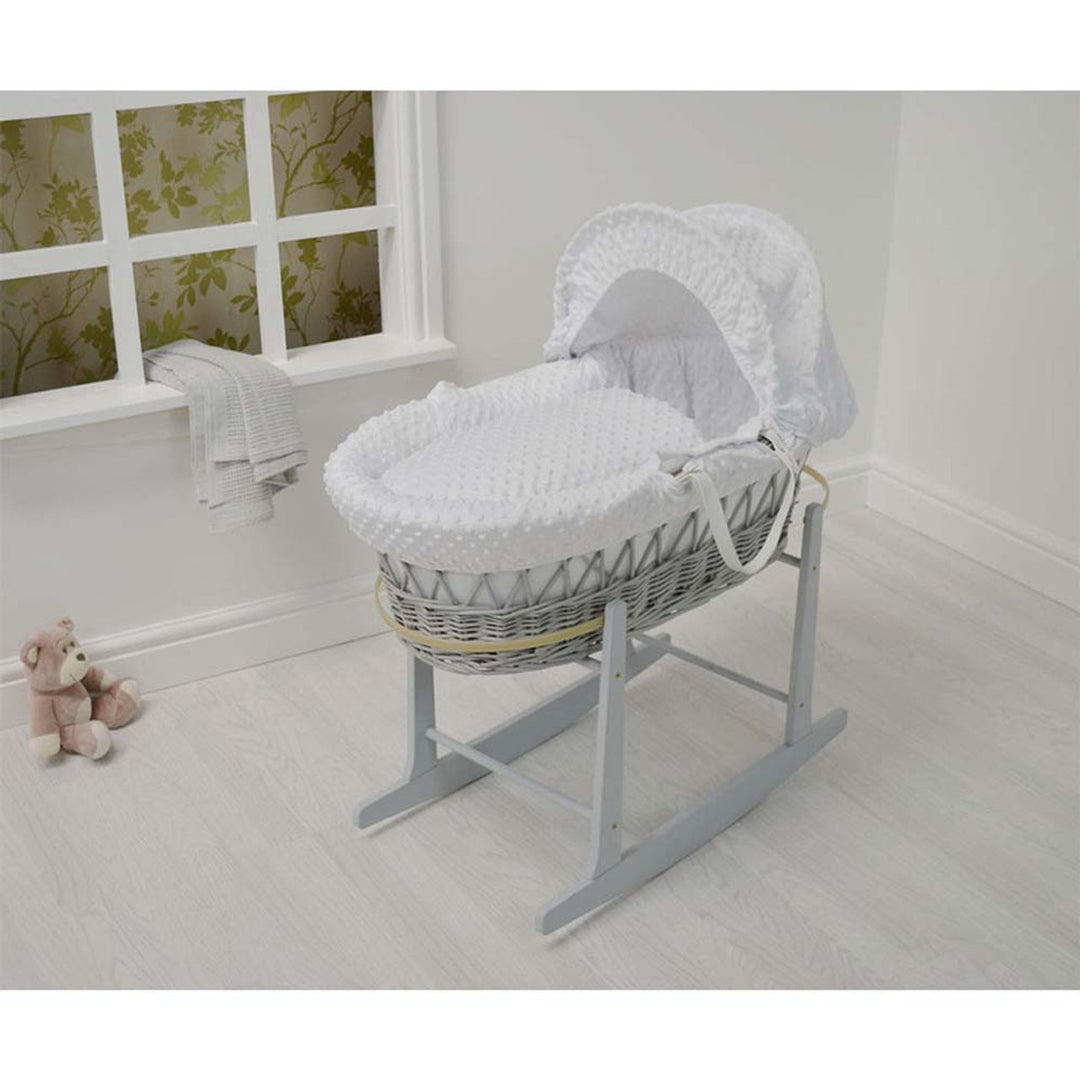 Cuddles Collection Rocking Moses Stand-Grey