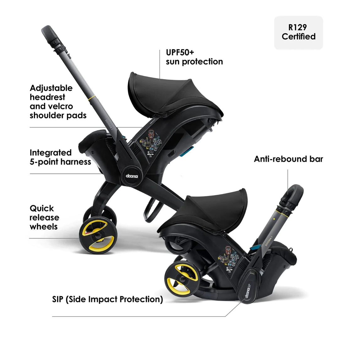 Doona i Car Seat & Stroller Nitro Black