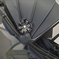BabyStyle Ribbon Black Polka