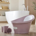 Shnuggle Newborn Support and Baby Bath Bundle - Blossom