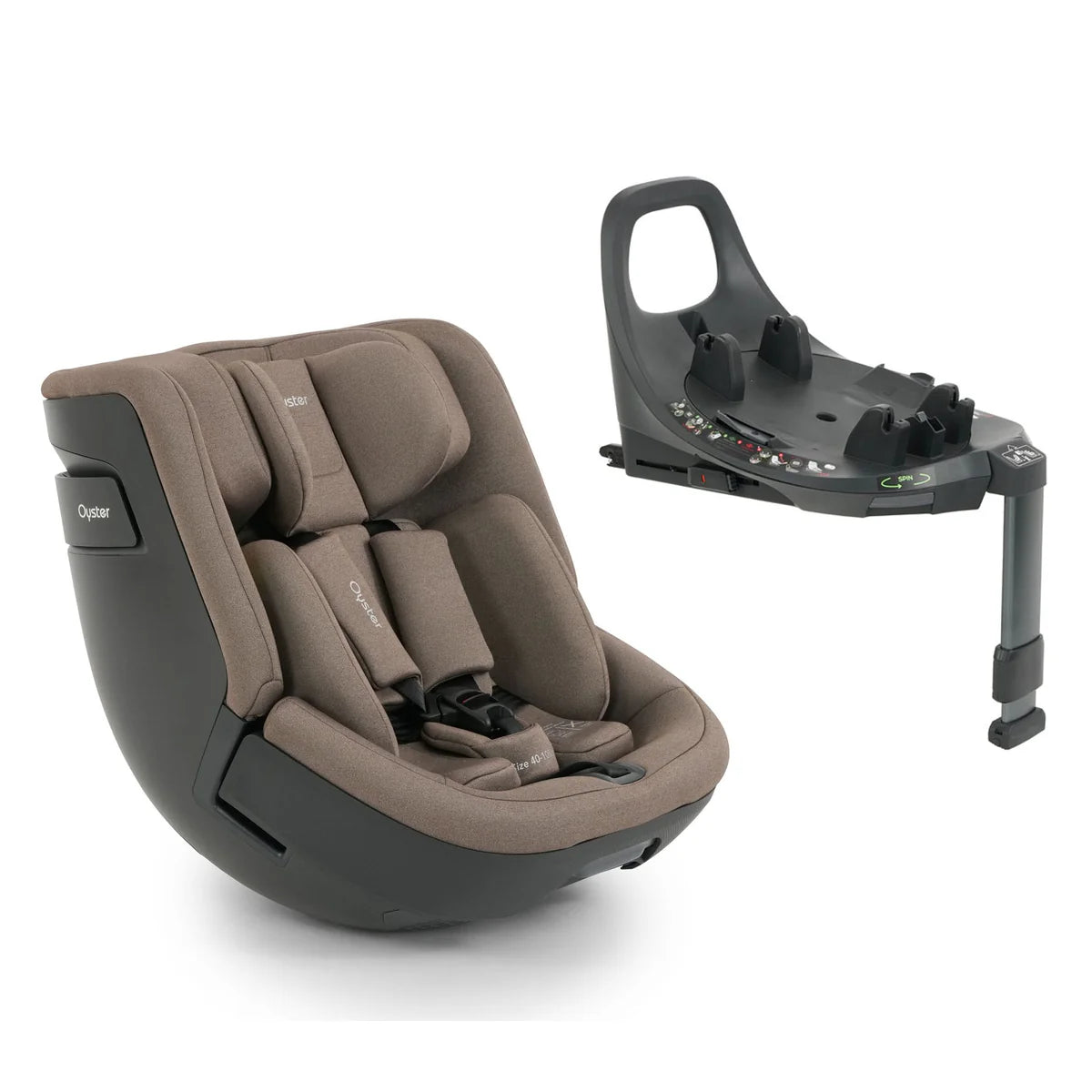 Oyster Toddler 360 i-Size Car Seat - Mink