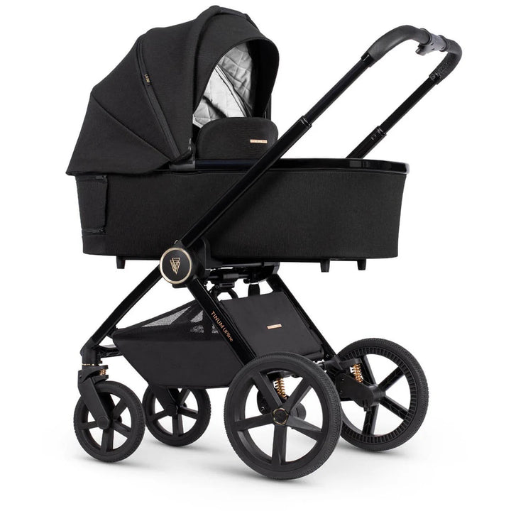 Venicci Tinum Upline 2in1 Travel System - All Black